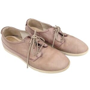 ECCO Damara Women's Leather Lace Up Oxford Sneaker Dusty Rose Mauve EU 38 US 7.5